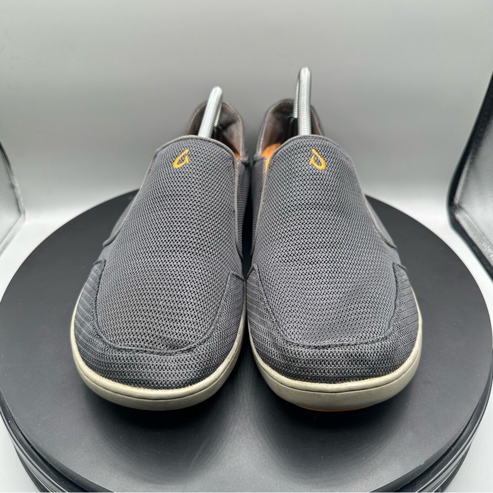 Olukai Nohea Mesh Slip-on Shoes Men Size 10 Dark Shadow - Picture 4 of 10